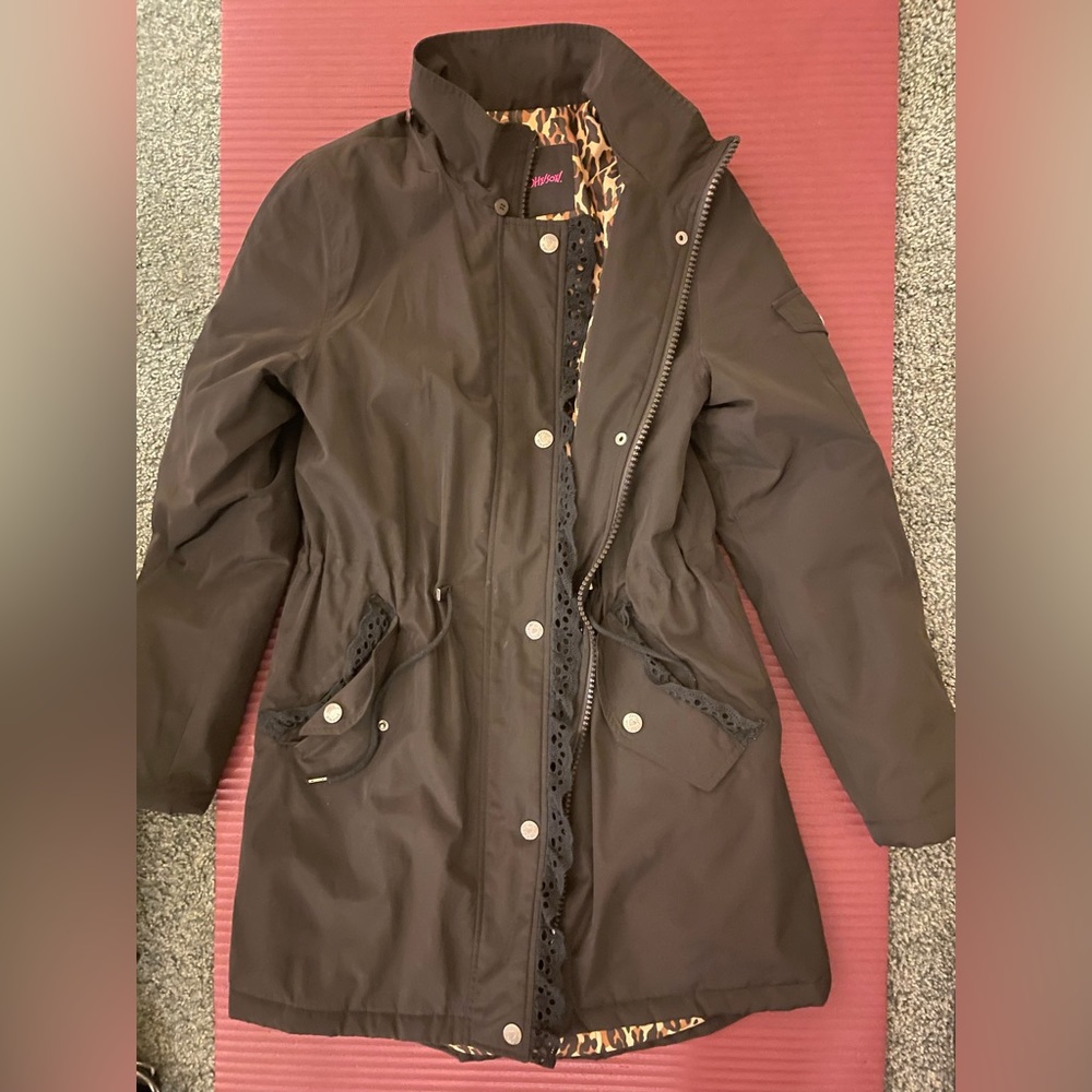 Betsey Johnson Women’s Black Coat S